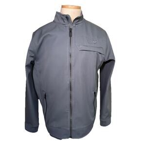 Mountain Hard Wear Grey Men's Large Full Zip Shell 3 Pocket Jacket Good Quality